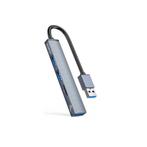 Orico USB-A 3.0 hub grijs, Informatique & Logiciels, Stations d'accueil, Ophalen of Verzenden