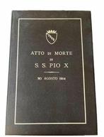 Italië - Document - Atto di morte di S.S. Pio X (copia) -