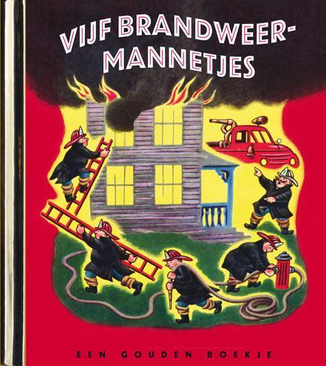 Gouden Boekjes 5 -   Vijf brandweermannetjes 9789054448037, Boeken, Kinderboeken | Baby's en Peuters, Gelezen, Verzenden