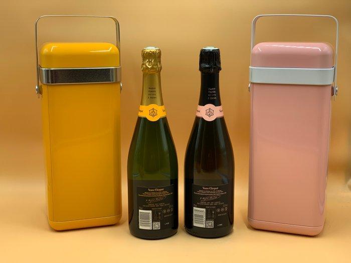 Veuve Clicquot, Cooler - Champagne Brut, Rosé - 2 Flessen, Verzamelen, Wijnen