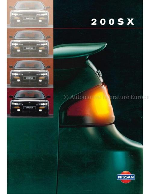 1998 NISSAN 200SX BROCHURE ENGELS, Boeken, Auto's | Folders en Tijdschriften
