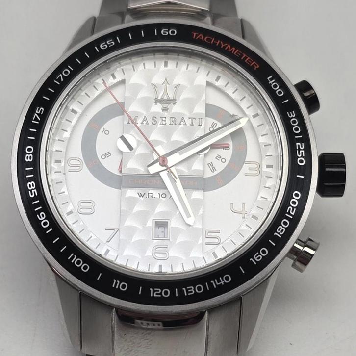 Maserati 8873610001 Heren Horloge 45mm | Nieuwstaat, Handtassen en Accessoires, Horloges | Heren, Nieuw, Ophalen of Verzenden