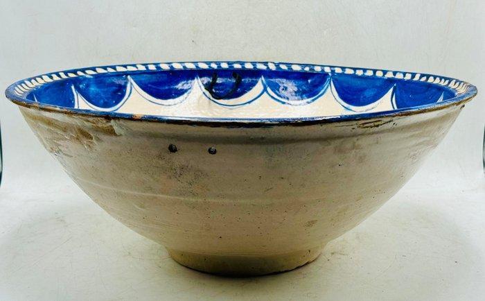 Fajalauza - Escuela Española - Kom - Escudilla grande -42 cm, Antiek en Kunst, Antiek | Glaswerk en Kristal