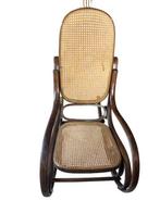 Chaise à bascule - Fauteuil à bascule - Bois, Paglia di