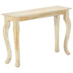 vidaXL Consoletafel 110x35x77 cm Massief mangohout, Verzenden, Nieuw