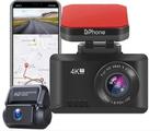 DrPhone D07 – 4K Dash Cam + Achter Camera FULL HD – 170, Verzenden, Nieuw