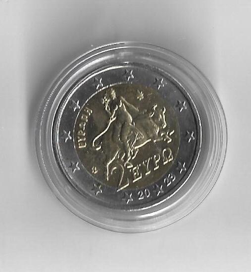 Griekenland, Cyprus. 2 Euro Various years (15 coins) (Zonder, Postzegels en Munten, Munten | Europa | Euromunten