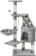 Stevige en stabiele krabpaal met speelbal - grijs - 117,5 cm, Dieren en Toebehoren, Krabmeubelen, Ophalen of Verzenden, Nieuw