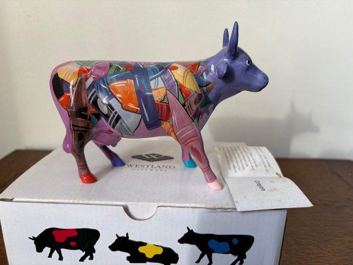 Beeldje - Cow Parade. Cowparade. Crayon. Keramiek. -, Antiek en Kunst, Curiosa en Brocante