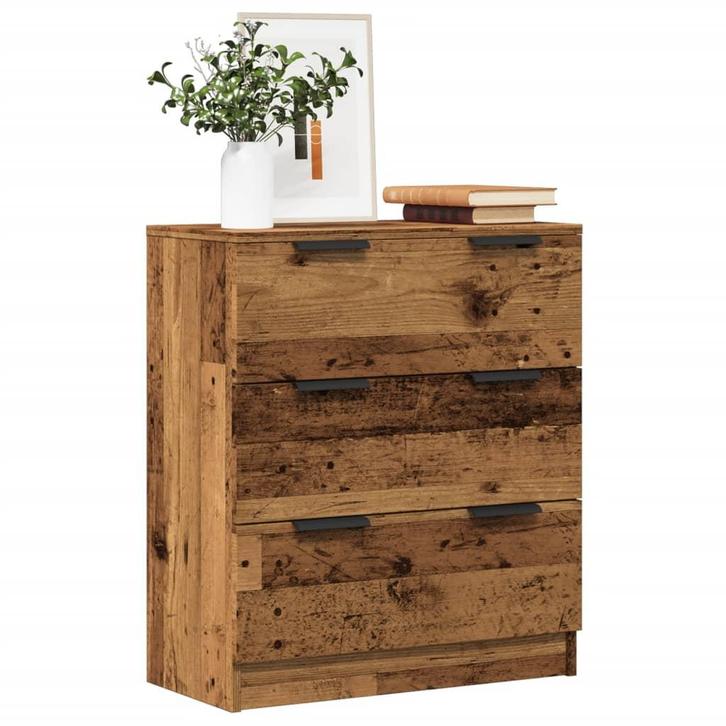 Bewerkt Hout Dressoir 70cm hoog | Retour Deal | Enorme Ko..., Huis en Inrichting, Kasten | Dressoirs, 50 tot 100 cm, 25 tot 50 cm