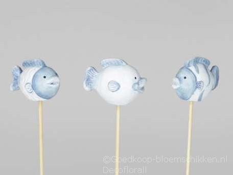 Bijsteker Visjes op stok doos 12 stuks, Huis en Inrichting, Woonaccessoires | Kunstplanten en Kunstbloemen, Nieuw
