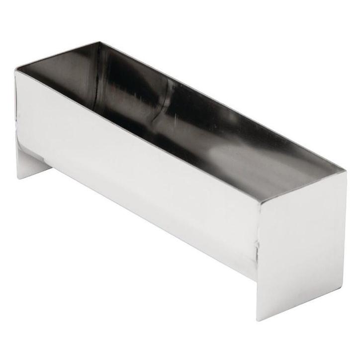 Pate/Terrine U vorm RVS | 35x135x45(h)mm Vogue, Zakelijke goederen, Horeca | Keukenapparatuur, Nieuw in verpakking, Verzenden