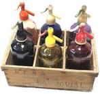 Fles - Zes sifons uit de jaren 40 met originele doos -