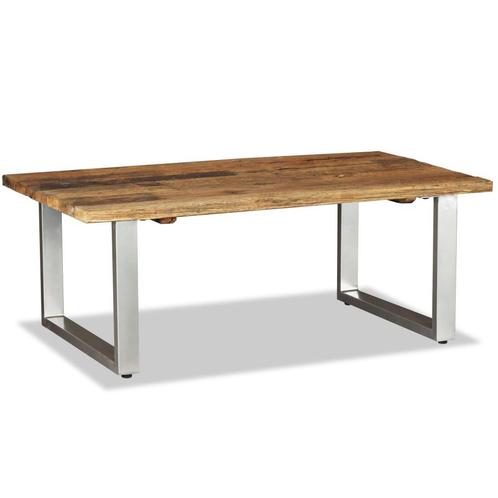 vidaXL Salontafel 100x60x38 cm massief gerecycled hout, Maison & Meubles, Tables | Tables de salon, Envoi