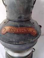 Maritieme objecten - Gegalvaniseerd staal glasprisma lens, Antiek en Kunst