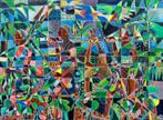 Sunday Nzante Spee (1953-2005) - Schilderij, Zondag Nzante