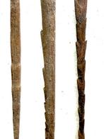 set van 12 houten artefacten - Lake Sentani - West-Papoea