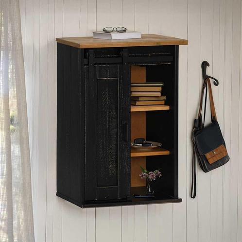 vidaXL Hangkast HALDEN met schuifdeur 49x22,5x70 cm, Huis en Inrichting, Kasten | Overige, Nieuw, Verzenden