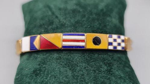 Arcadia - Bracelet - Stile nautico - 18 carats Or blanc, Or, Handtassen en Accessoires, Antieke sieraden