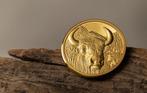 Mongolië. 1000 Togrog 2025 Bison Wild Mongolia 1/10 Oz,, Postzegels en Munten