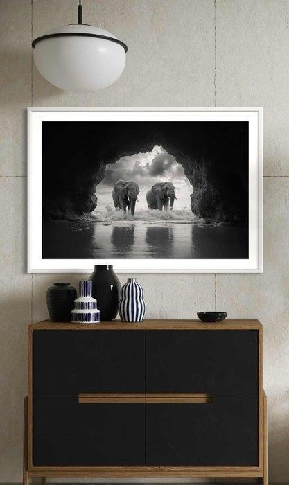 Rudy barret - Elephant Temple - XL, Antiek en Kunst, Kunst | Designobjecten
