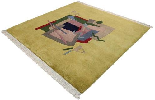 Nepal - Vloerkleed - 206 cm - 197 cm, Huis en Inrichting, Stoffering | Tapijten en Vloerkleden