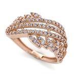 Zonder Minimumprijs - 0.60 Carat Pink Diamonds - Ring