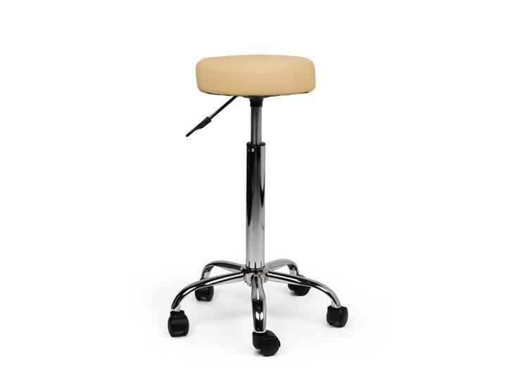 Tabouret Beige - Hoge uitvoering, Huis en Inrichting, Krukjes, Nieuw, In hoogte verstelbaar