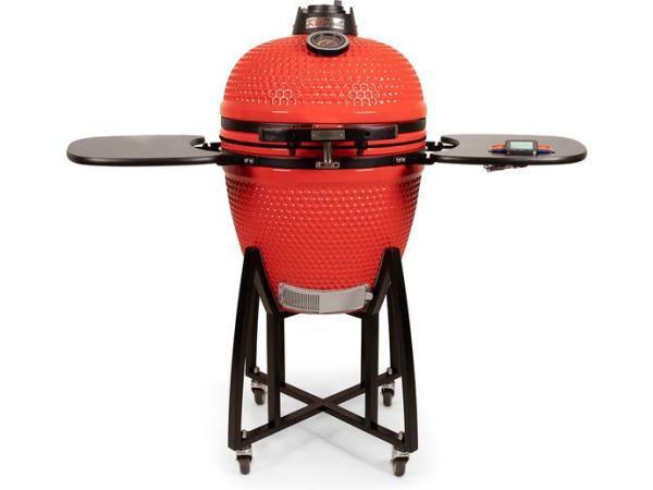 Veiling - Patton Premium Kamado 21 Red Devil - incl., Tuin en Terras, Houtskoolbarbecues