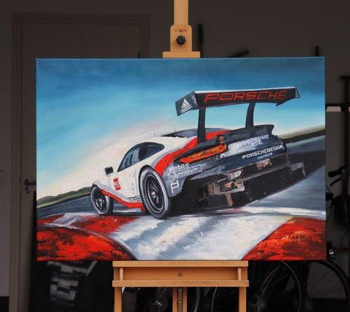 FransmanART (1972) - Porsche 911  RSR  racing   Le Mans, Verzamelen, Automerken, Motoren en Formule 1