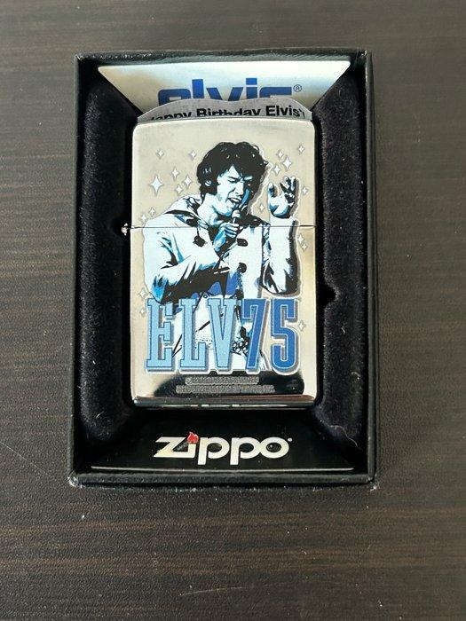 Zippo, Epe - J09 - Elvis Presley 75 years under- liscence by, Verzamelen, Rookartikelen, Aanstekers en Luciferdoosjes