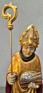 R.K. - Beeld, Heilige Zeno met vissen - 57 cm - Hout