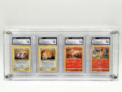 The Pokémon Company - 4 Graded card - Lt. Surges Rattata, Hobby & Loisirs créatifs, Jeux de cartes à collectionner | Pokémon