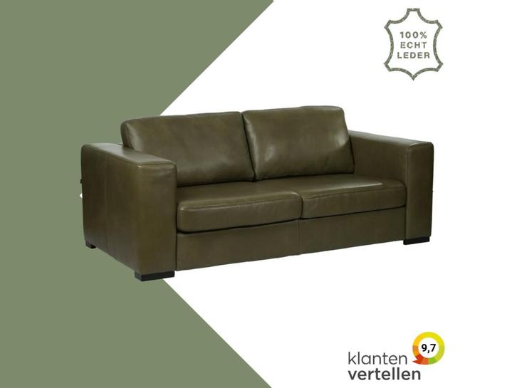 Leren bank Flow - 2,5 zits, Antiek en Kunst, Antiek | Meubels | Stoelen en Sofa's, Ophalen of Verzenden