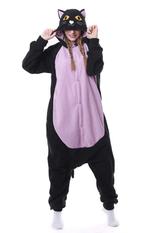 Onesie Zwarte Kat Paars Poes Pak XS-S Poezenpak Kostuum Paar, Ophalen of Verzenden