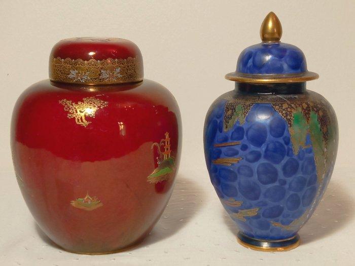 Carlton Ware - dekselvaas (2) - Porselein, Antiquités & Art, Curiosités & Brocante