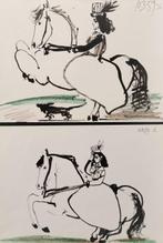 Pablo Picasso (1881-1973) - Jacqueline a caballo IX  -