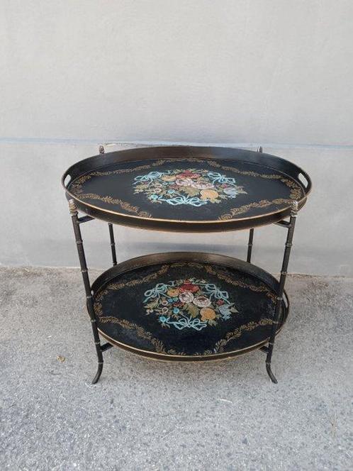 Dienblad - IJzer - Mesa bediende, Antiek en Kunst, Curiosa en Brocante
