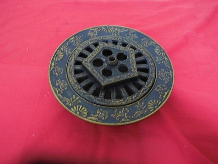 Antiek gietijzeren asbak, wierookbrander, Japans decoratief, Antiek en Kunst, Antiek | Overige Antiek