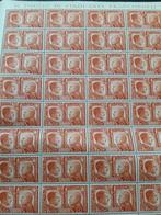 Royaume d’Italie 1941/1941 - Feuille entière 20 centimes, Gestempeld