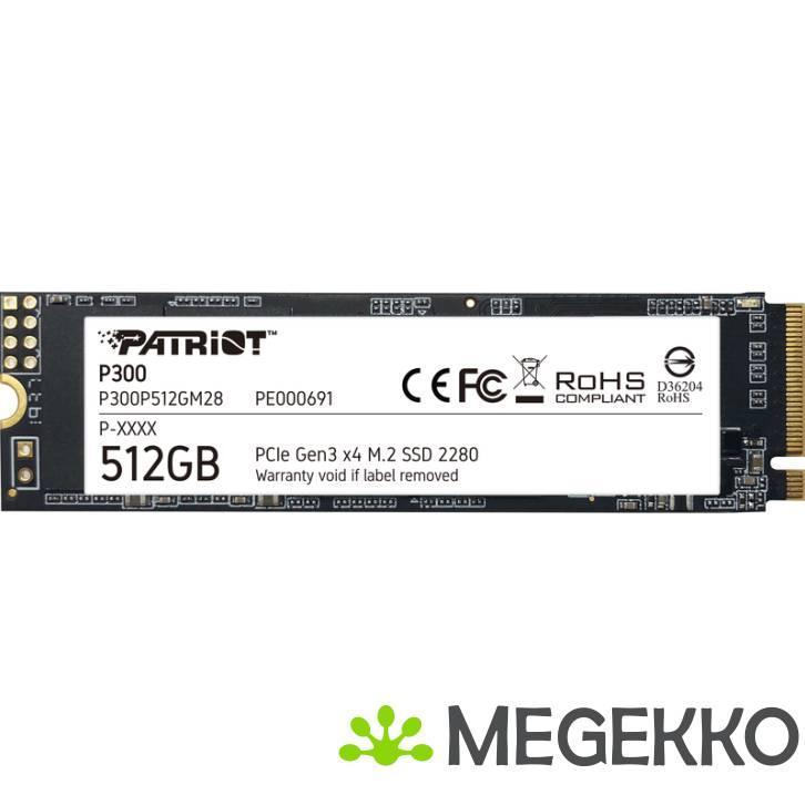 Patriot Memory P300 512GB M.2 SSD, Computers en Software, Harde schijven, Nieuw, Verzenden