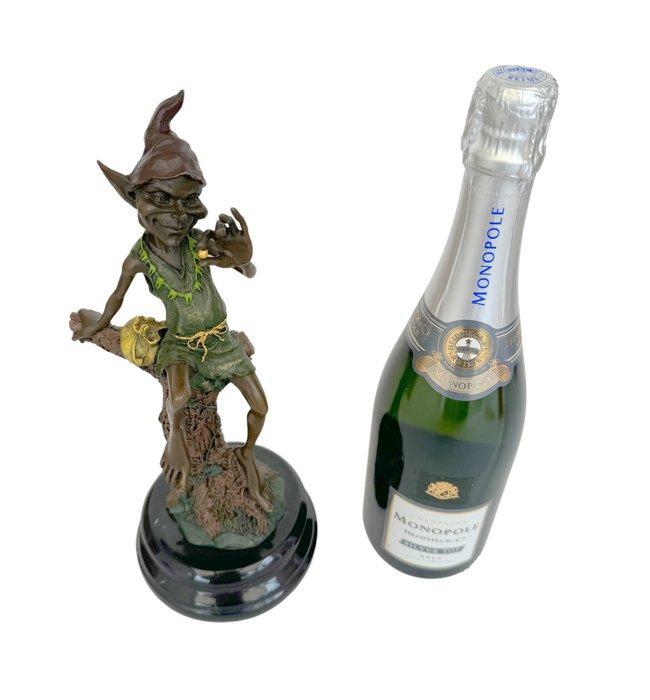 Beeldje - Kabouter - Goblin - Brons, Antiquités & Art, Art | Objets design