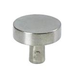 Meubelknop Jolie Lune 30 mm oud zilver, Nieuw, Overige materialen, Klink of Kruk