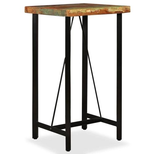 Table de bar Bois de récupération massif 60 x 60 x 107 cm, Maison & Meubles, Tables | Tables à manger, Envoi