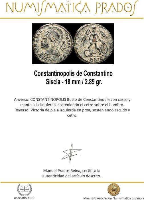 Romeinse Rijk. Constantijn I (306-337 n.Chr.)., Postzegels en Munten, Munten | Europa | Niet-Euromunten