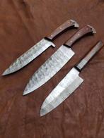 steel - Keukenmes - Utility knife - Hout, Staal - Onbekend
