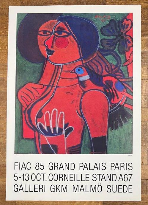 Guillaume Corneille (1922-2010) - Grande affiche originale, Antiek en Kunst, Kunst | Tekeningen en Fotografie