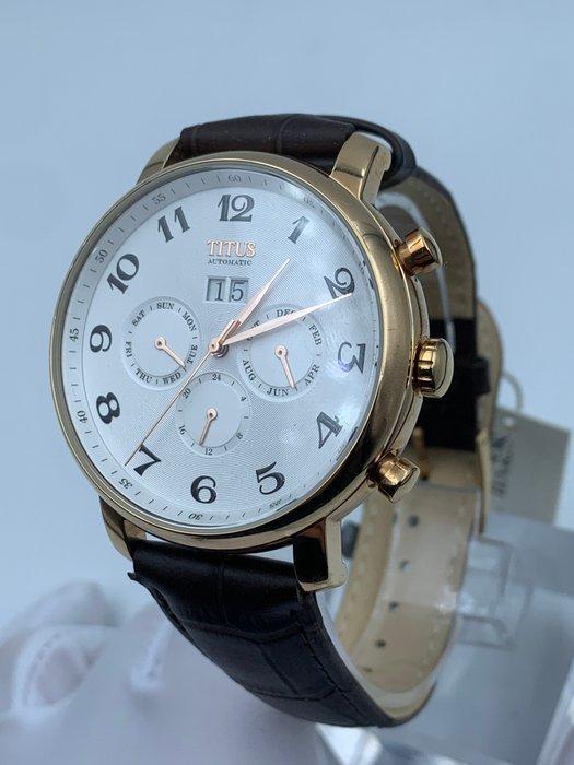 TITUS - Automatic DATE WEEK MONTH 24H Grand Complications, Handtassen en Accessoires, Horloges | Heren