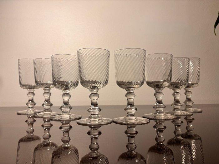 Val Saint Lambert, attr. - Drinkset (8) - Kristal, Antiek en Kunst, Antiek | Meubels | Tafels
