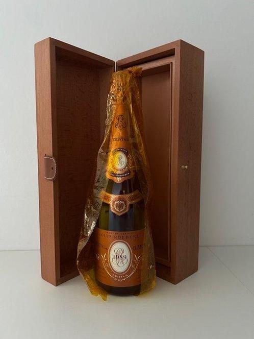 1989 Louis Roederer, Cristal Rosé - Reims - 1 Bouteille, Verzamelen, Wijnen